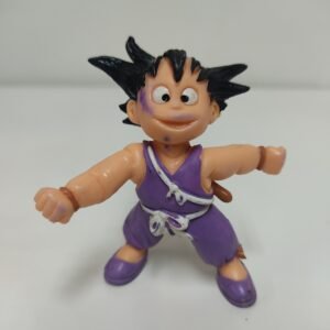 Figura retro de Goku niño con traje morado y cola, edición 1988