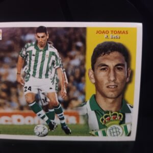Lote de 8 cromos originales Colecciones Este con jugadores de LaLiga como Jorge Andrade, Fernando, Pablo Amo, Víctor, Coira, José Ignacio, Di María y Coudet, representando a clubes como Deportivo, Celta, Betis y Real Madrid.